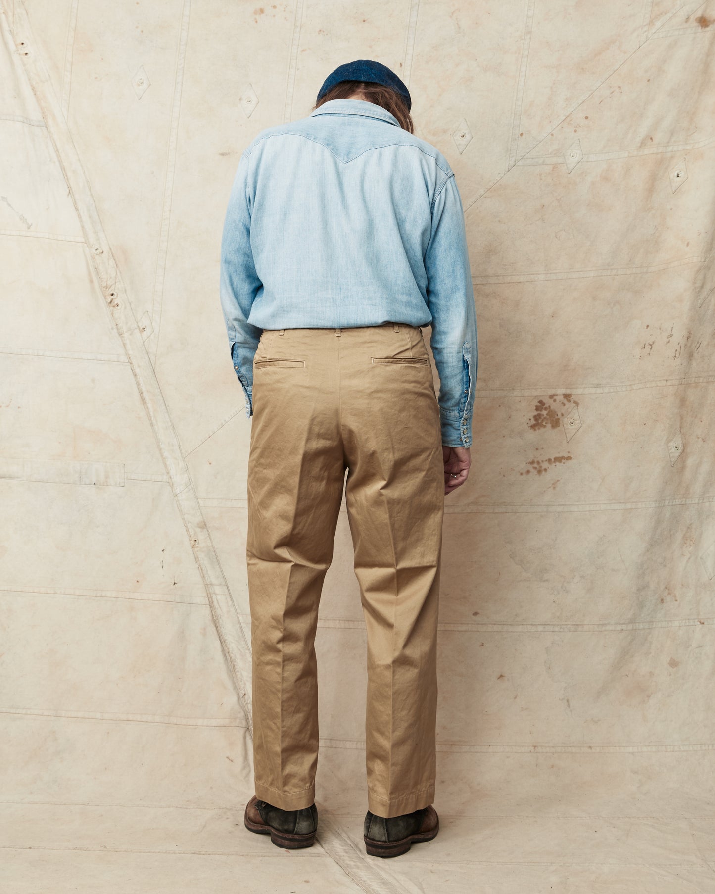 OrSlow V5361-41 Vintage Fit Army Trousers Dark Khaki