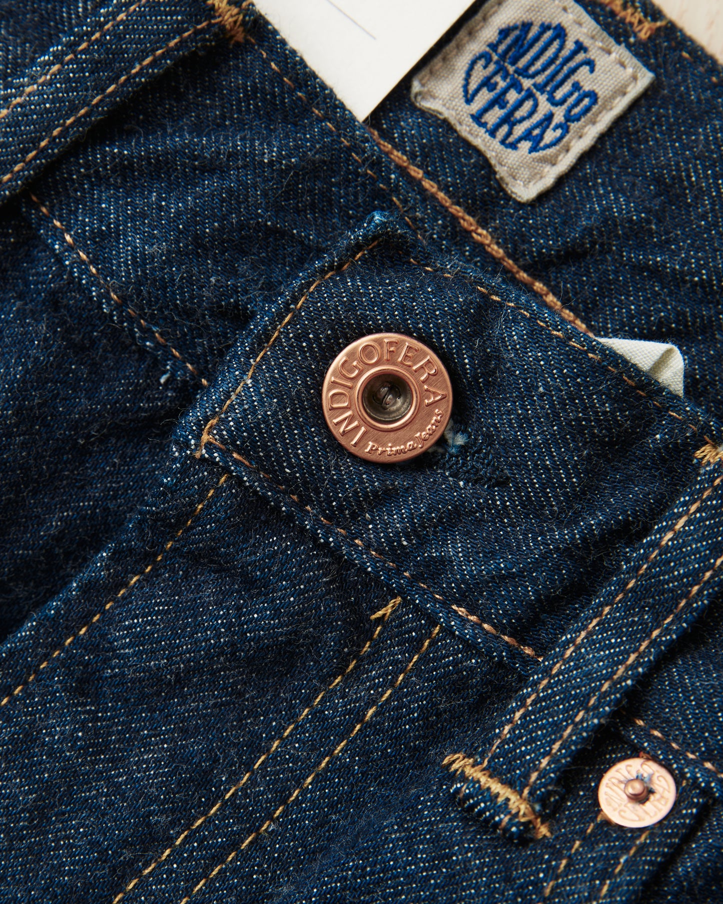 Indigofera Roslyn Women's Jeans Vintage 70's Selvage Denim Rinsed