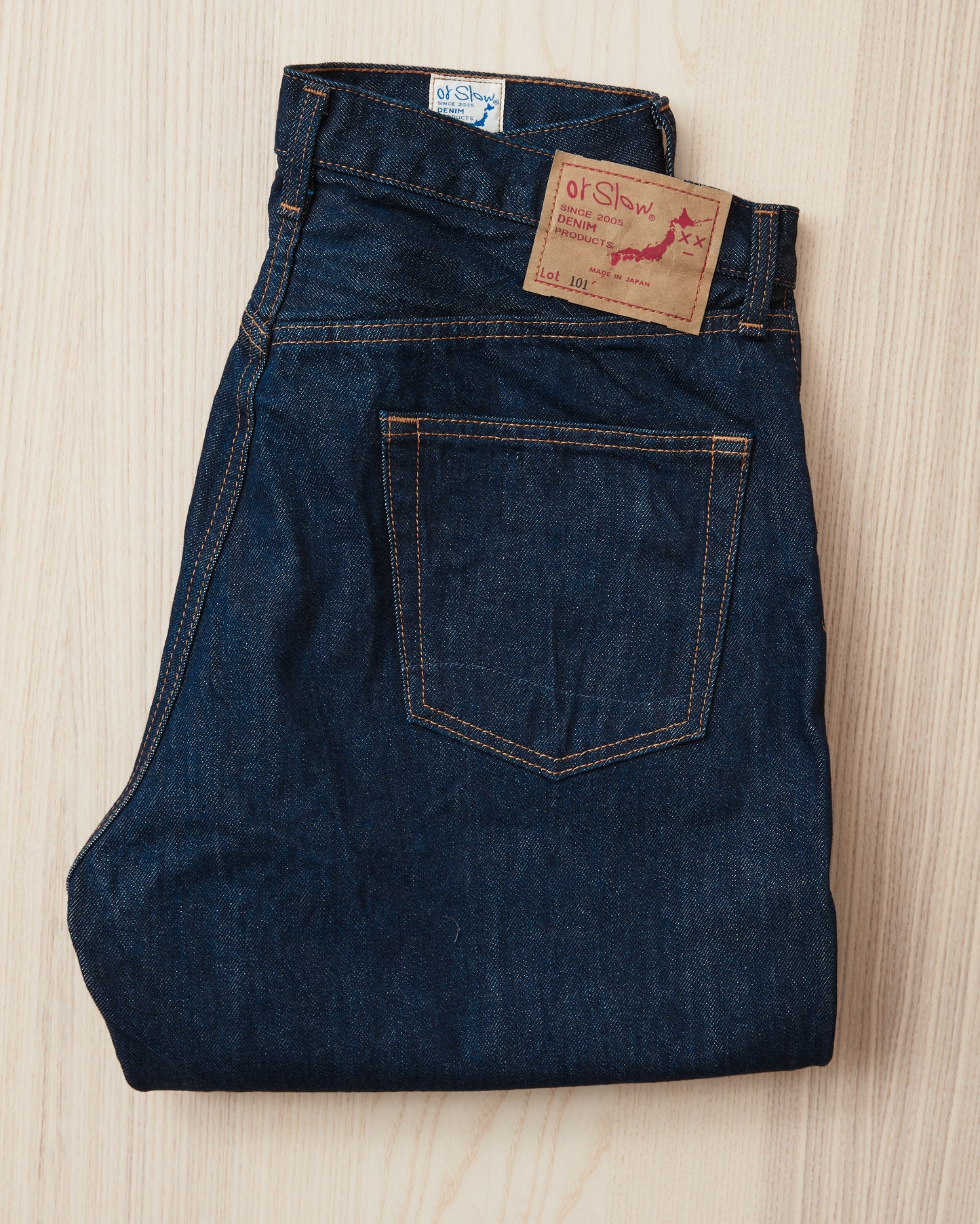 OrSlow 101OW 101 Dad's Fit Jeans One Wash