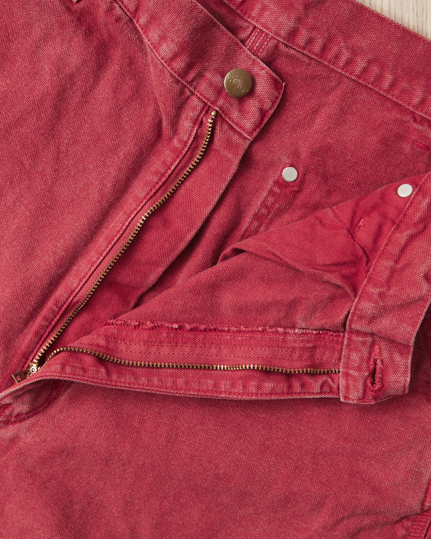 OrSlow 5328 Dad's Fit Painter Pants Red