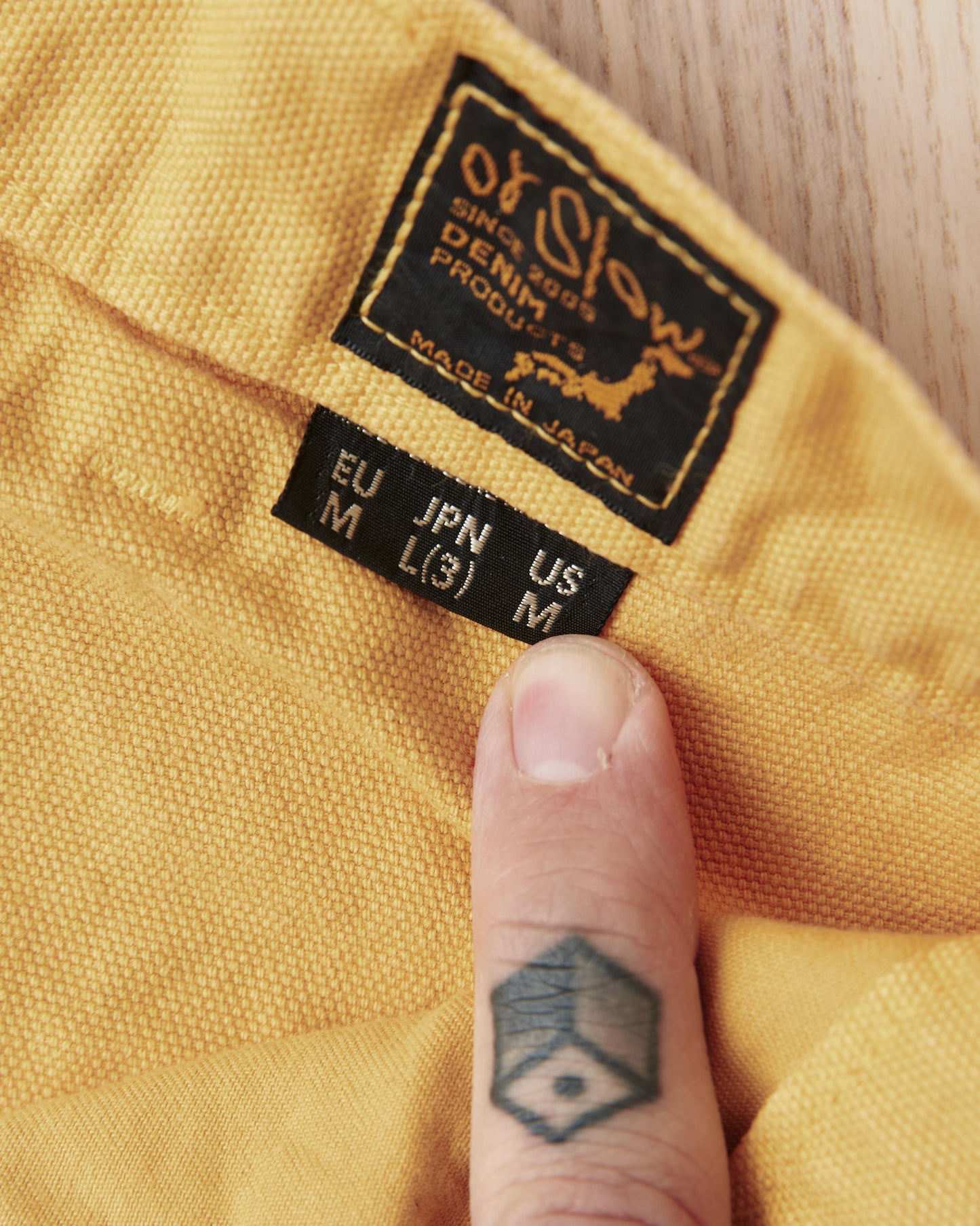 OrSlow 5328 Dad's Fit Painter Pants Yellow