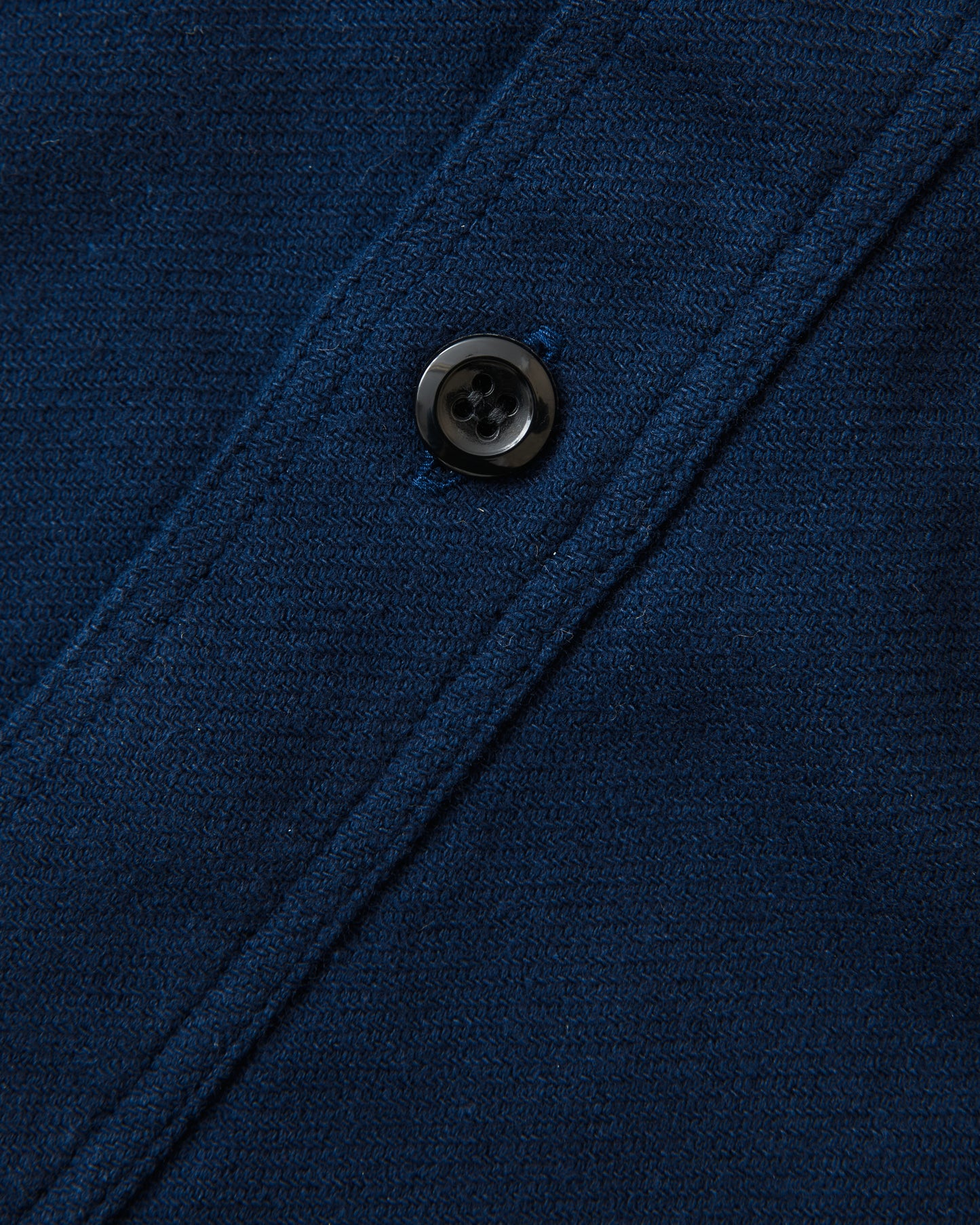 Sugar Cane & Co. Cotton Twill Work Shirt Navy SC29560