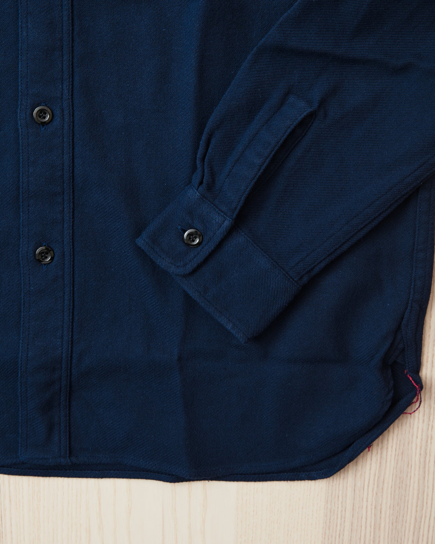 Sugar Cane & Co. Cotton Twill Work Shirt Navy SC29560