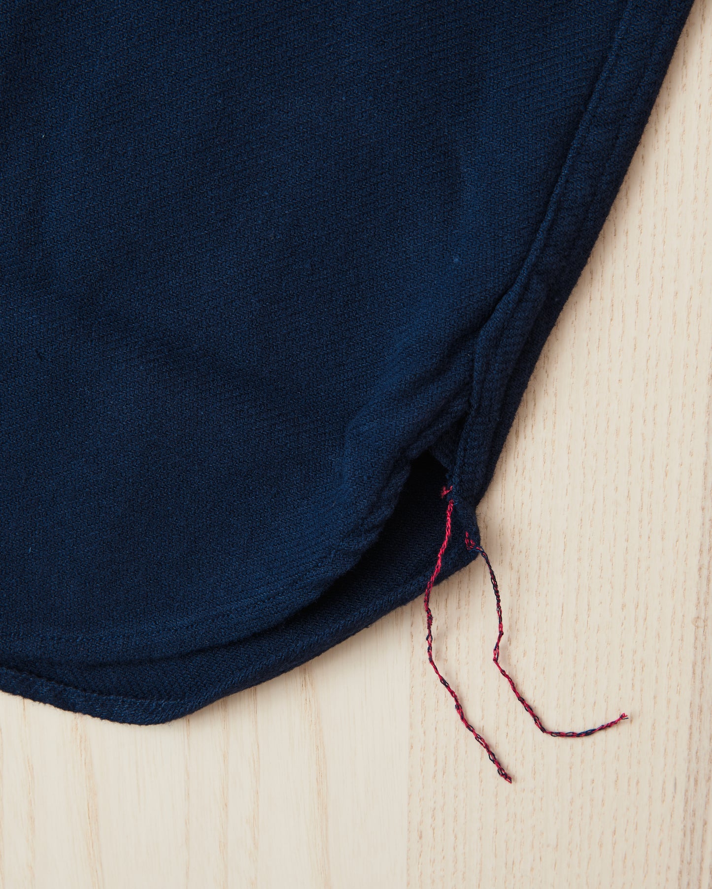 Sugar Cane & Co. Cotton Twill Work Shirt Navy SC29560