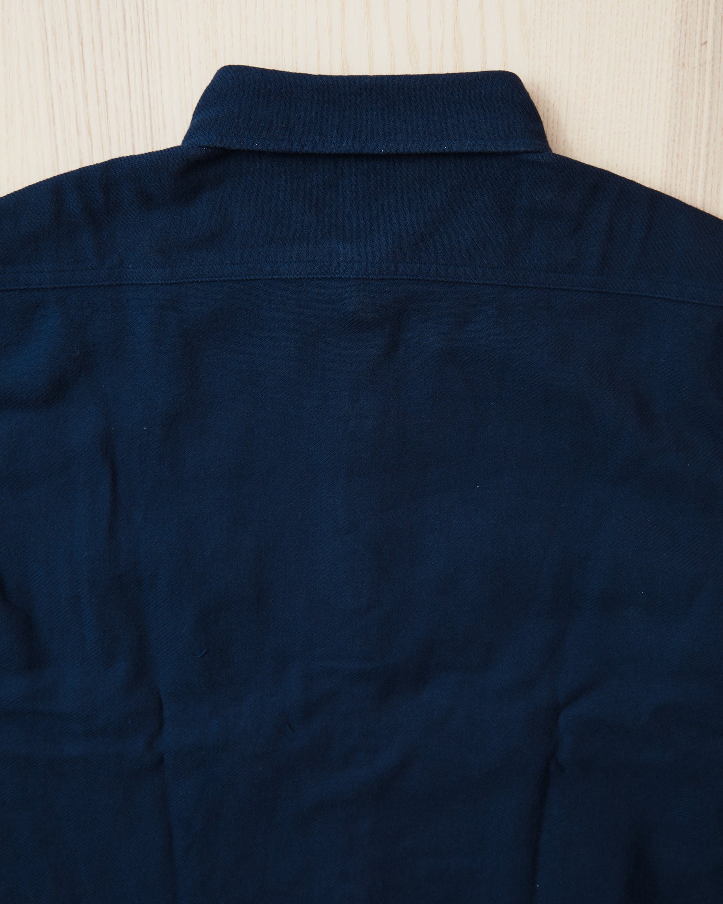 Sugar Cane & Co. Cotton Twill Work Shirt Navy SC29560
