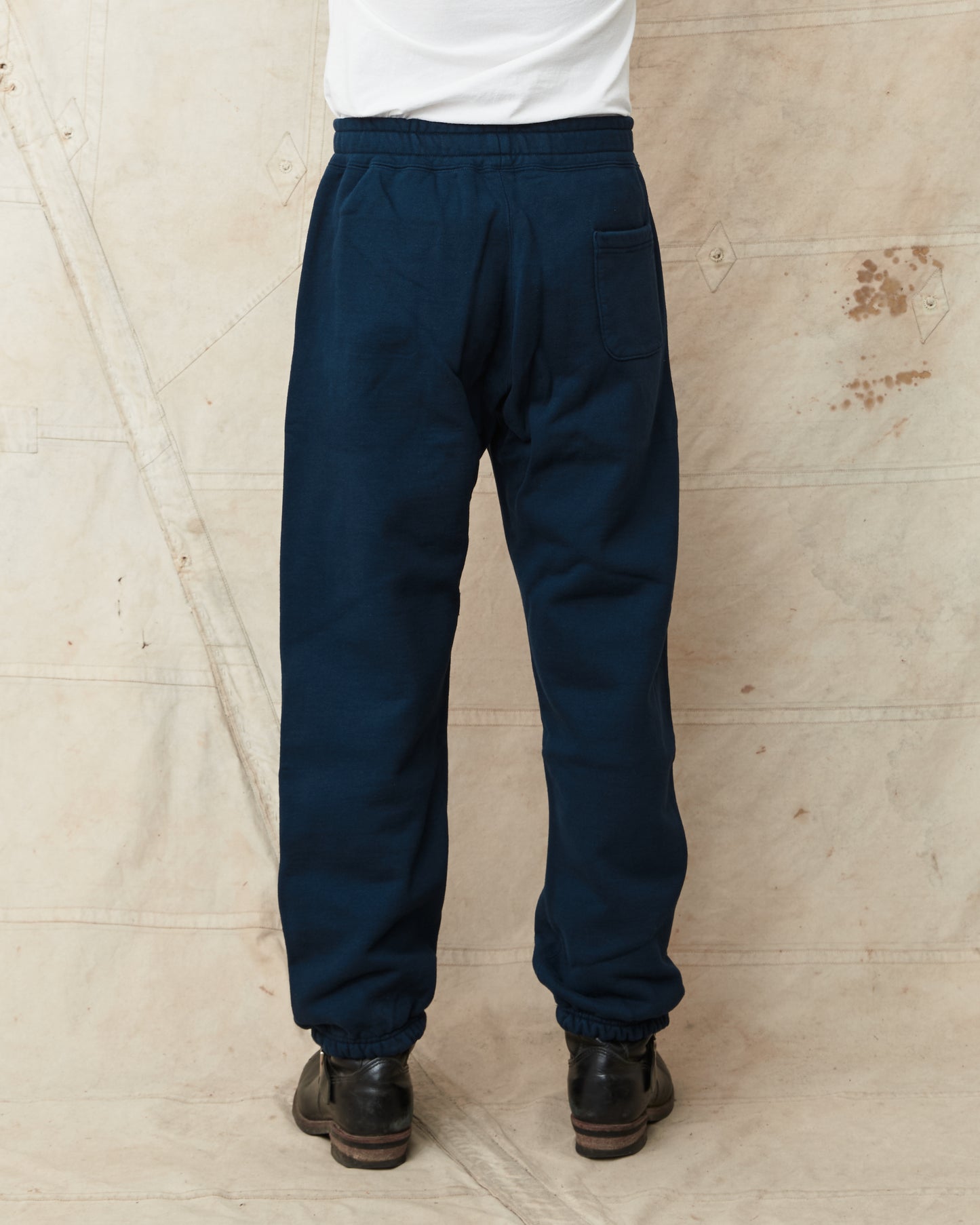 Whitesville Heavy Sweat Pants Navy WV49036