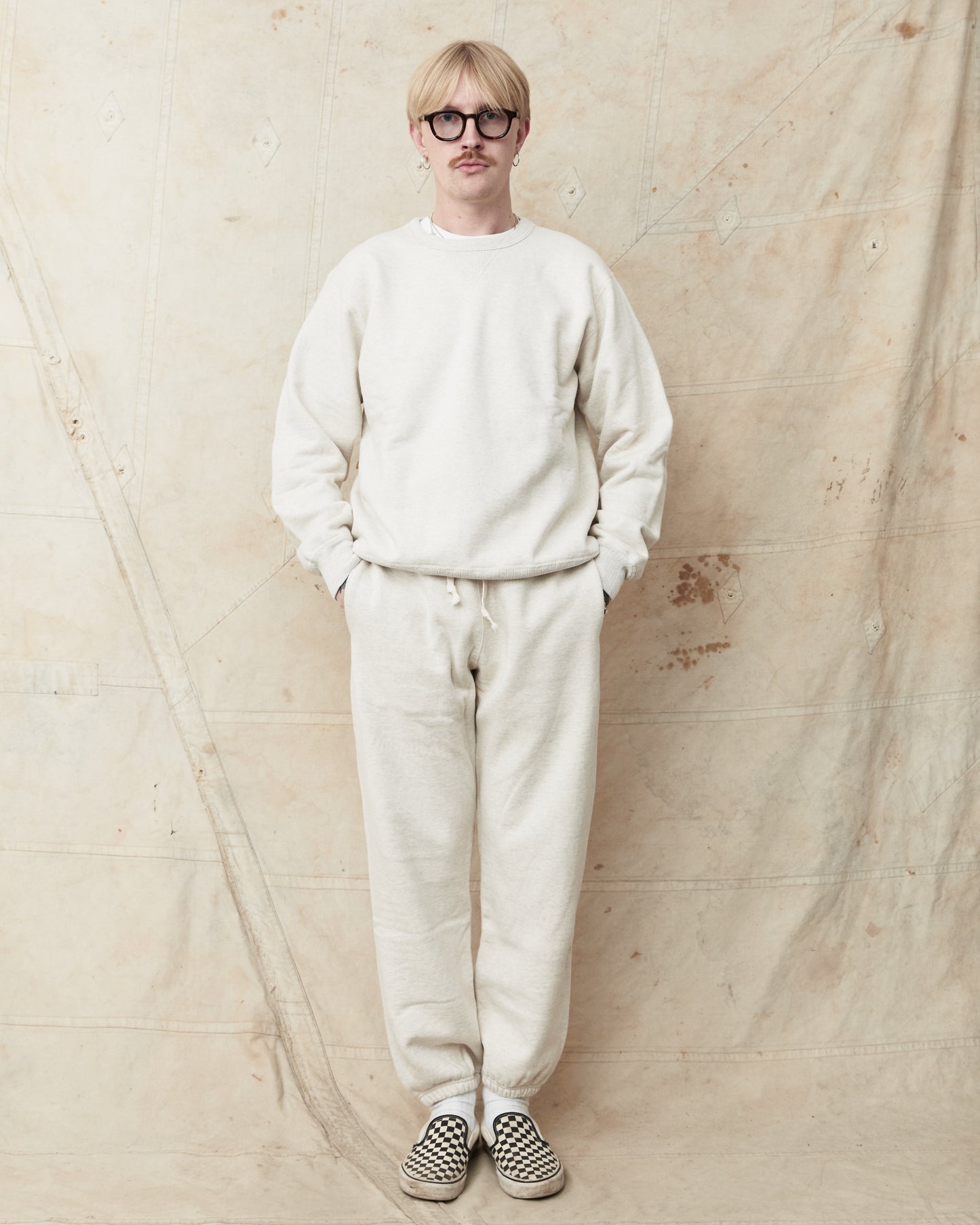 Whitesville Heavy Sweat Pants Oatmeal WV49036