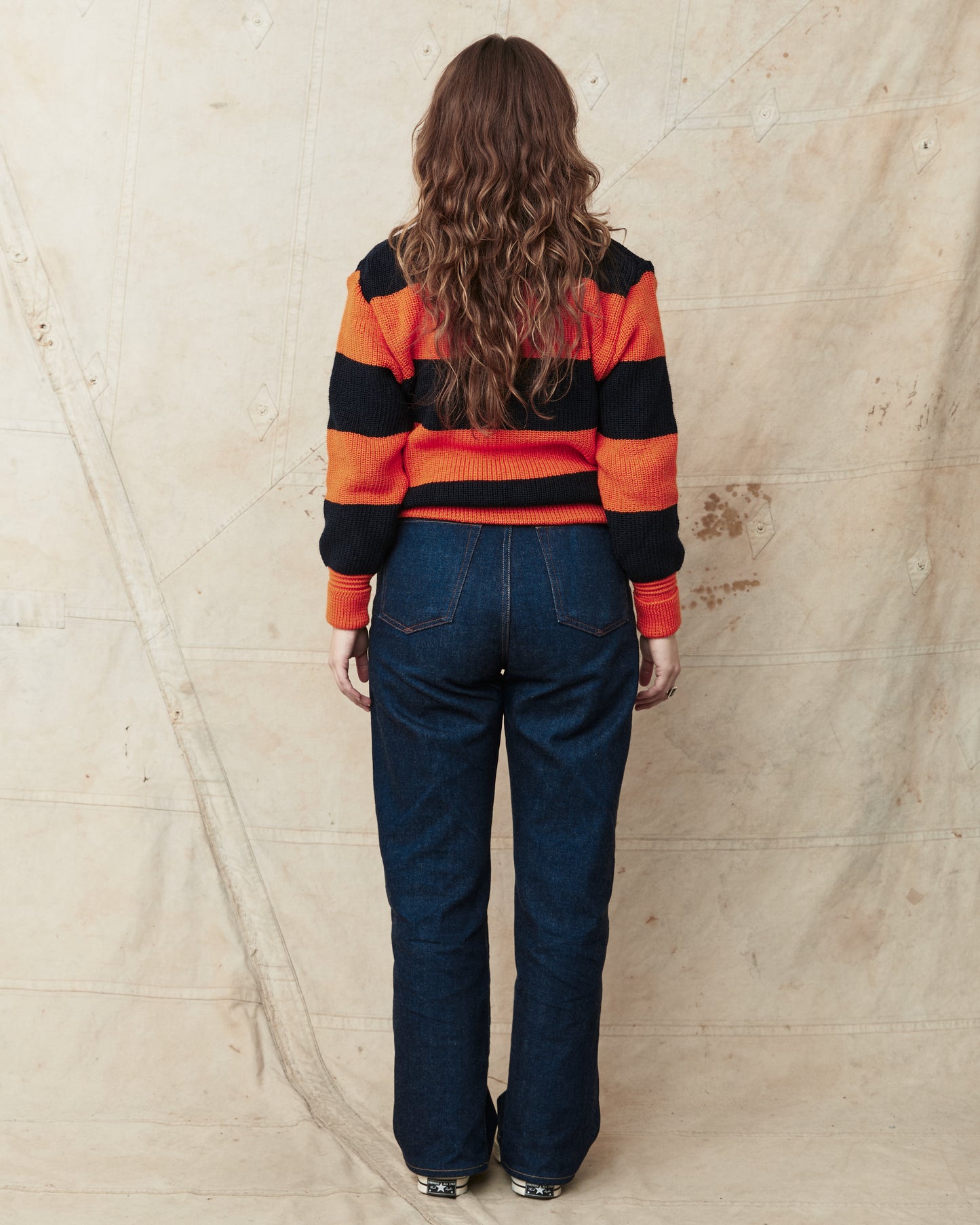 Heimat Signal Rollneck Wool Rescue Orange / Ink - Rugby
