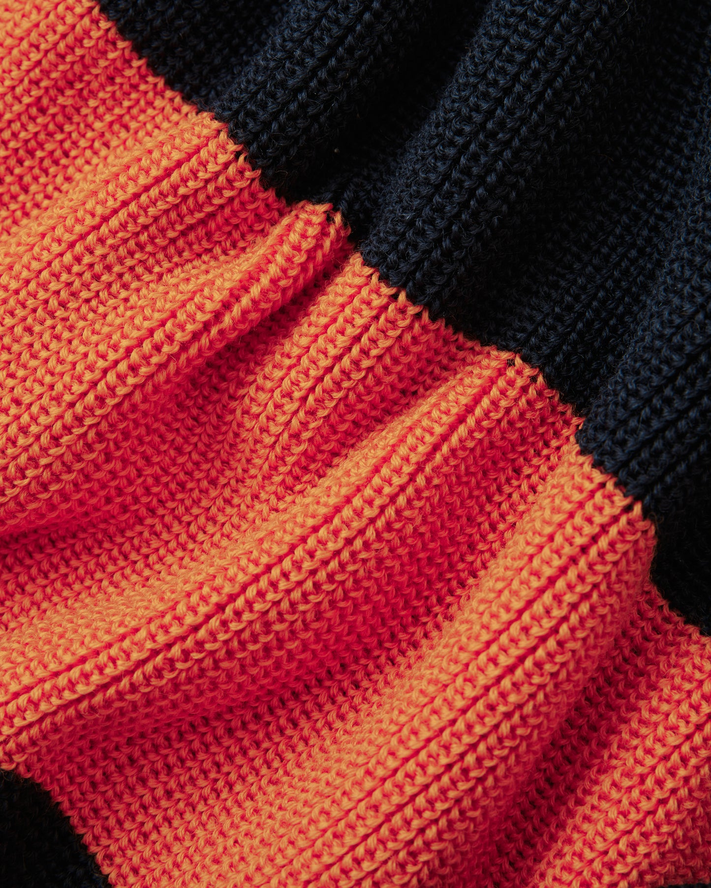 Heimat Signal Rollneck Wool Rescue Orange / Ink - Rugby