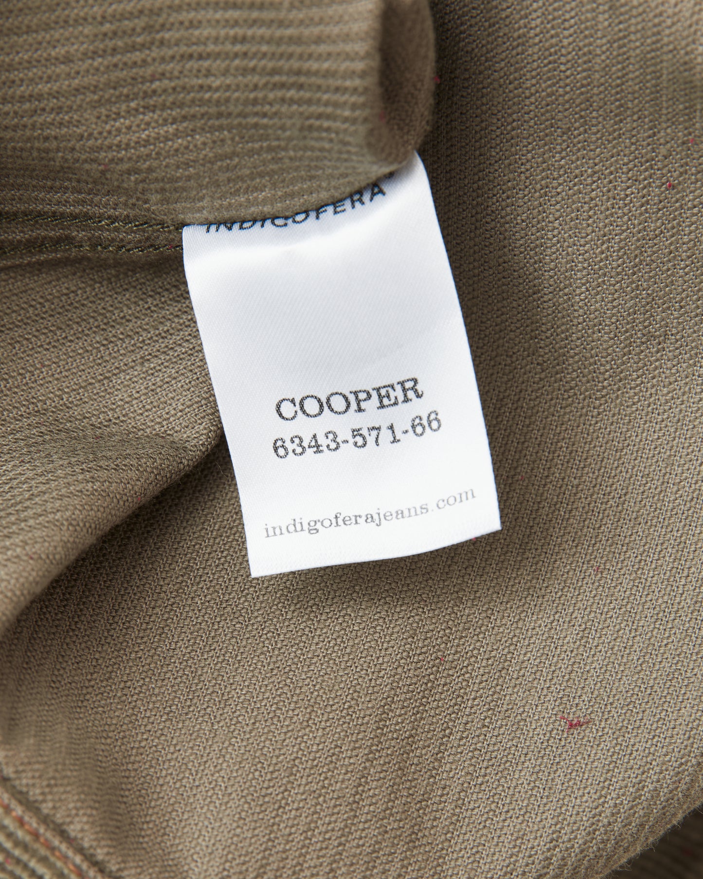 Indigofera Cooper Jacket Corduroy 13W Stone Green