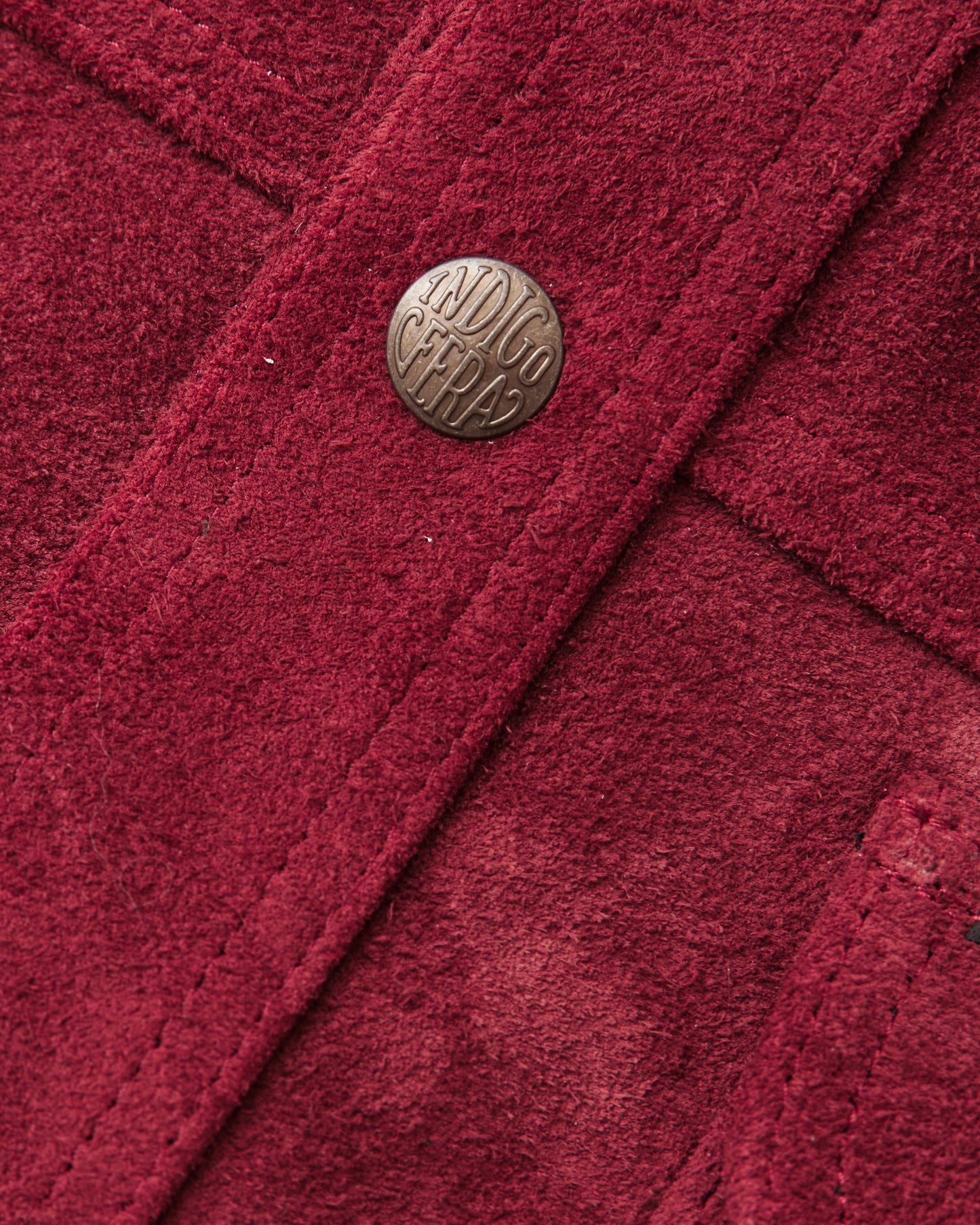 Indigofera Fargo Quarter Leather Jacket Wine