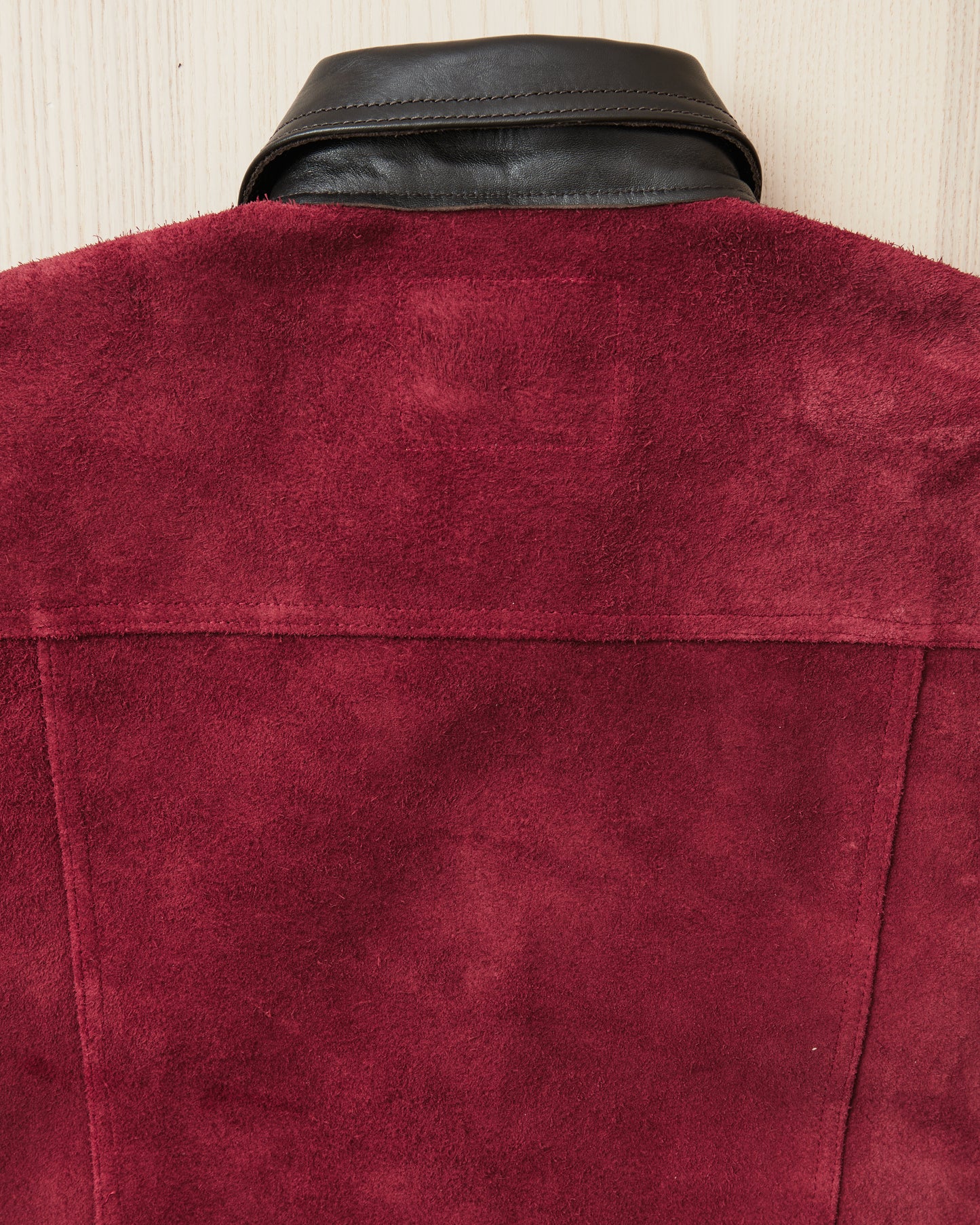 Indigofera Fargo Quarter Leather Jacket Wine