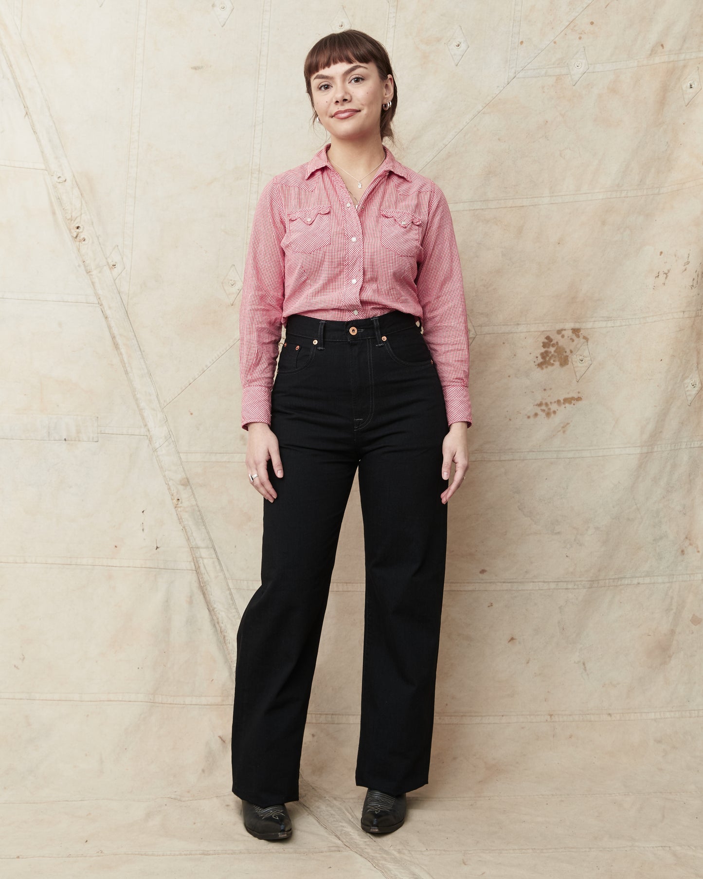Indigofera Roslyn Women's Jeans Sootblack 2by1 Denim