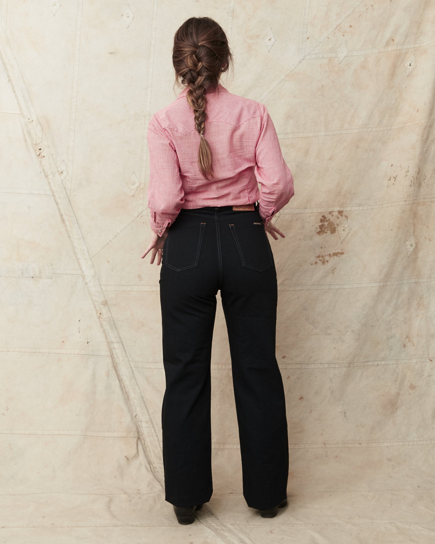 Indigofera Roslyn Women's Jeans Sootblack 2by1 Denim