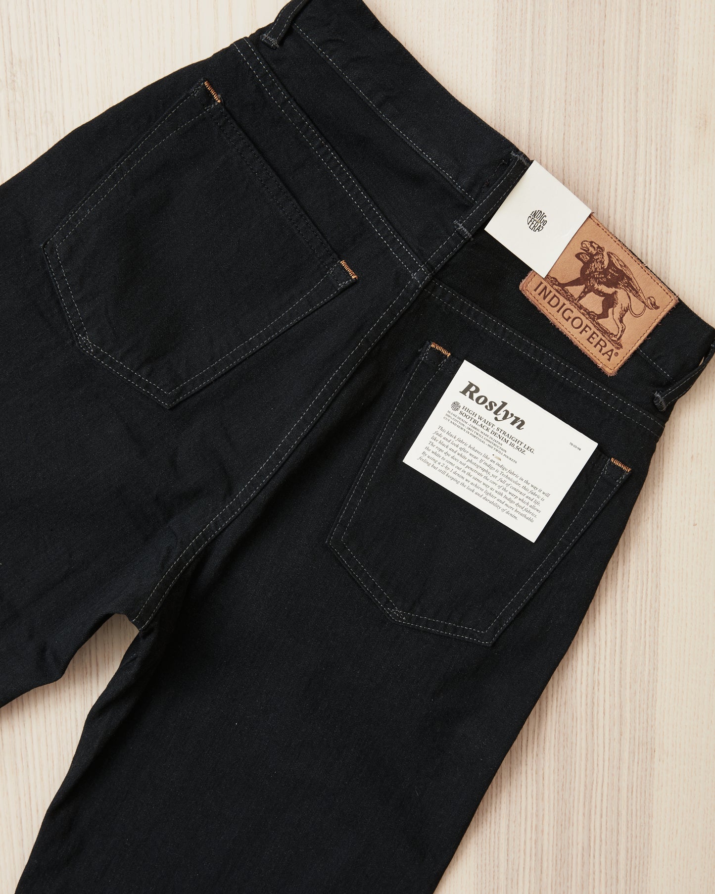 Indigofera Roslyn Women's Jeans Sootblack 2by1 Denim