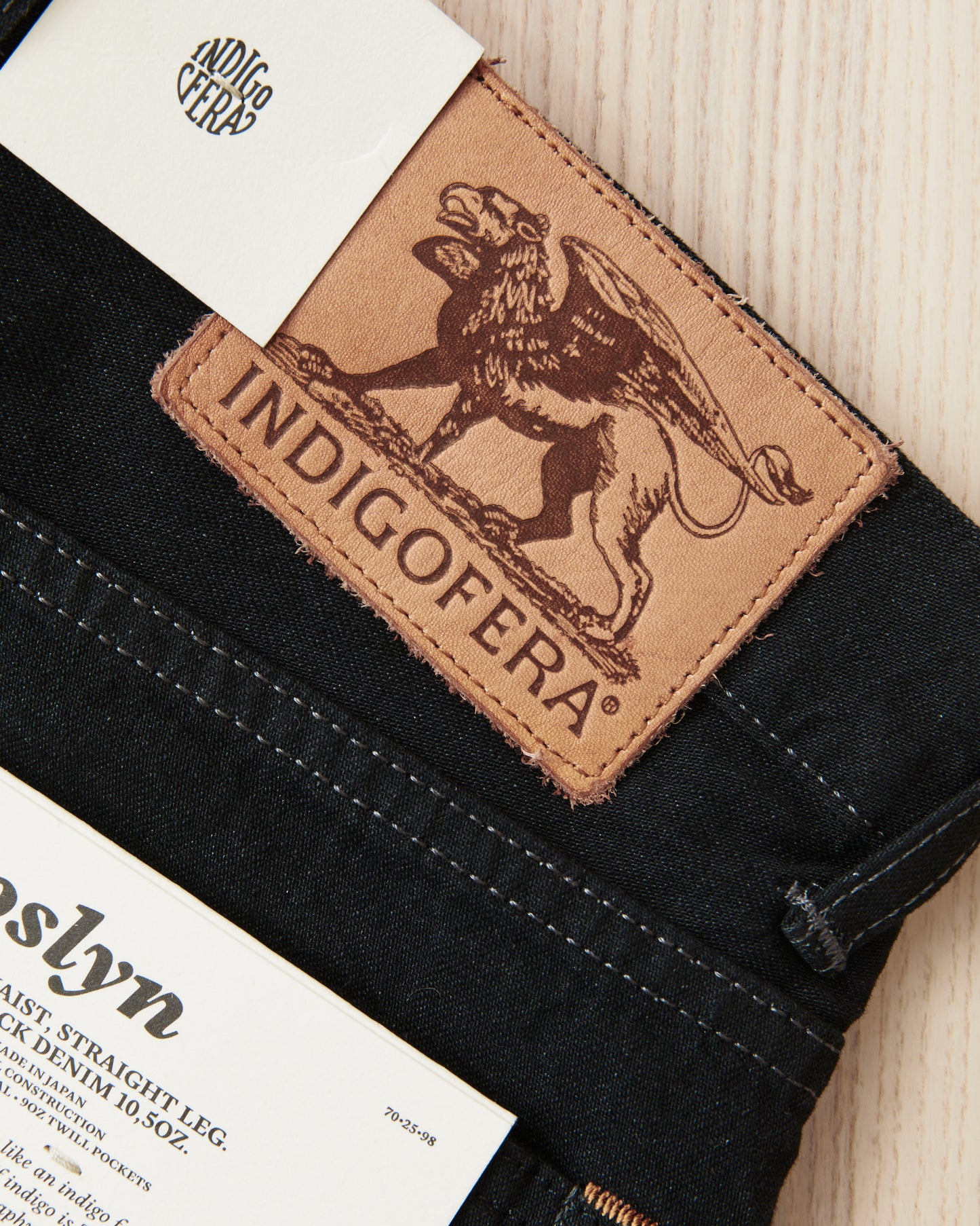 Indigofera Roslyn Women's Jeans Sootblack 2by1 Denim