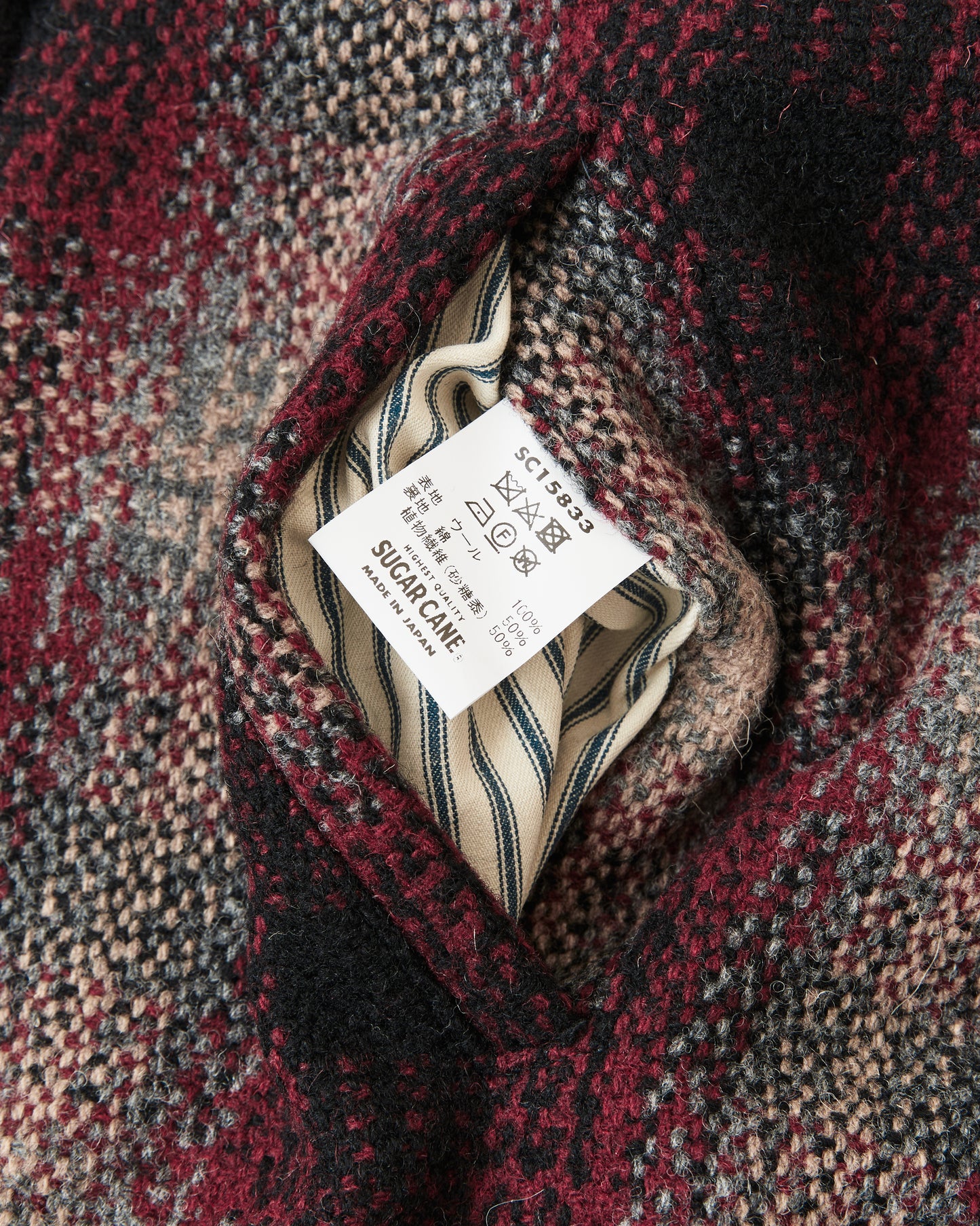 Sugar Cane & Co. SCSC15833 Fiction Romance 24.75oz Wool Plaid Sports Jacket
