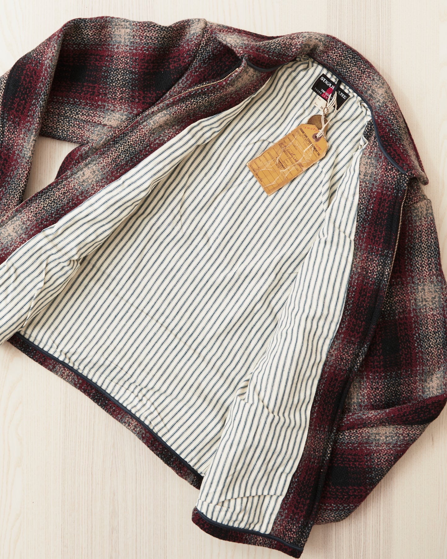 Sugar Cane & Co. SCSC15833 Fiction Romance 24.75oz Wool Plaid Sports Jacket