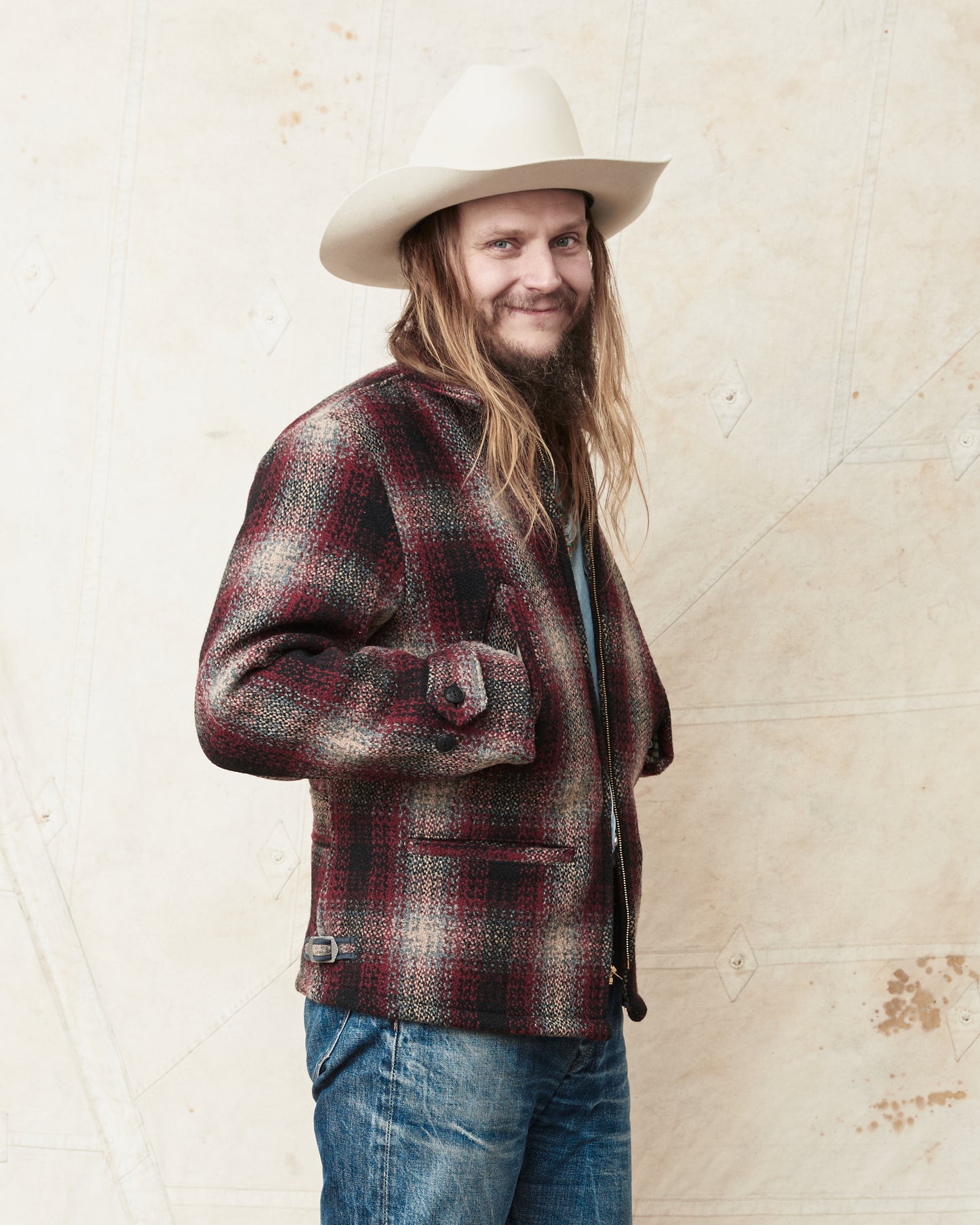 Sugar Cane & Co. SCSC15833 Fiction Romance 24.75oz Wool Plaid Sports Jacket
