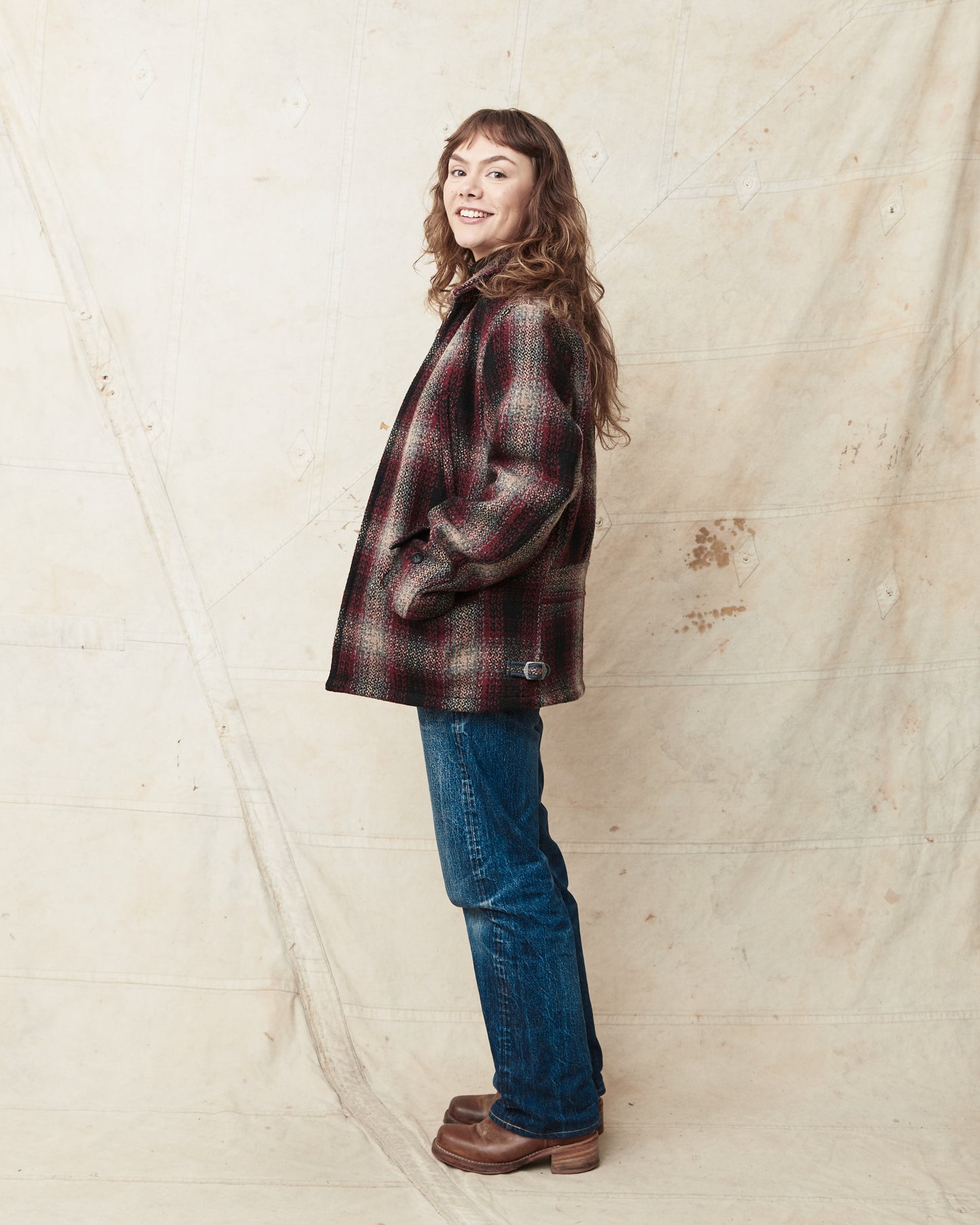 Sugar Cane & Co. SCSC15833 Fiction Romance 24.75oz Wool Plaid Sports Jacket