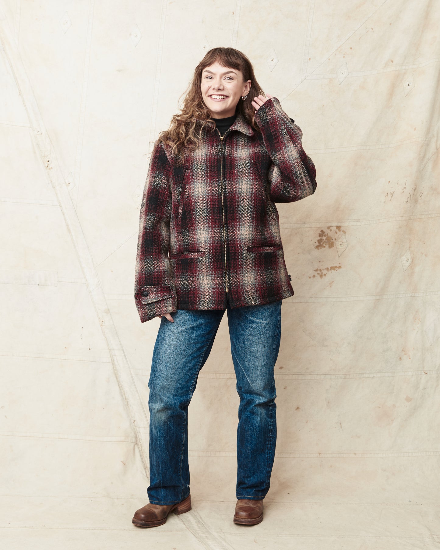 Sugar Cane & Co. SCSC15833 Fiction Romance 24.75oz Wool Plaid Sports Jacket