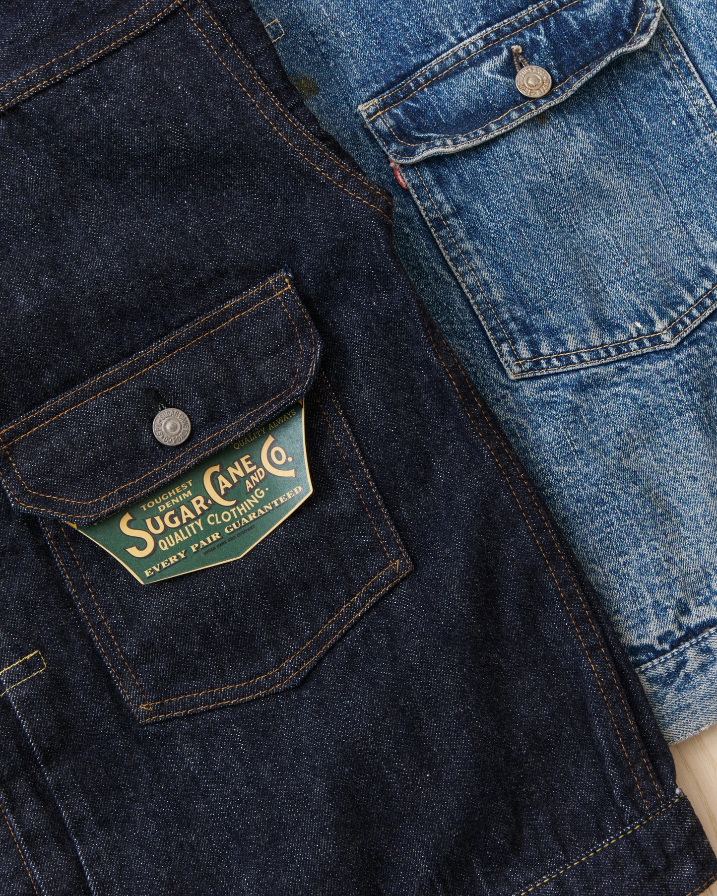 Sugar Cane & Co. SC11936 / 13oz Type 1 Denim Blouse 1936 Model