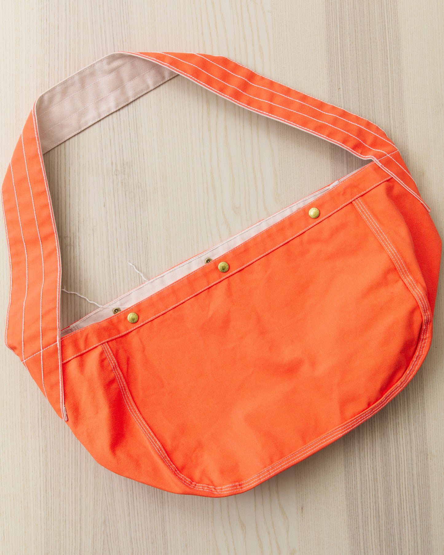 TCB Jeans News Paper Bag Solid Orange