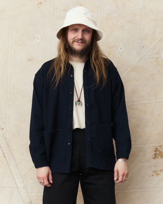 Japan Blue JBOT1317 Sashiko Big Shirts Jacket