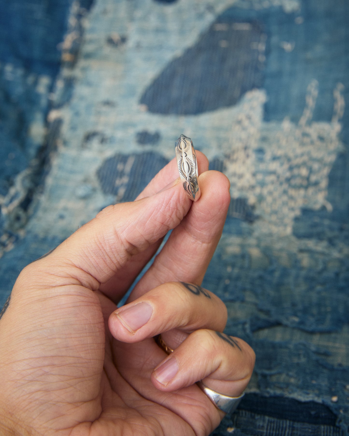 Larry Smith Triangle Leaf Ring RG-0045