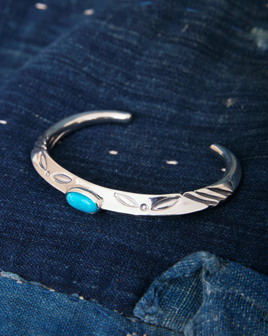 Larry Smith BR-0108 Triangle Bangle Turquoise