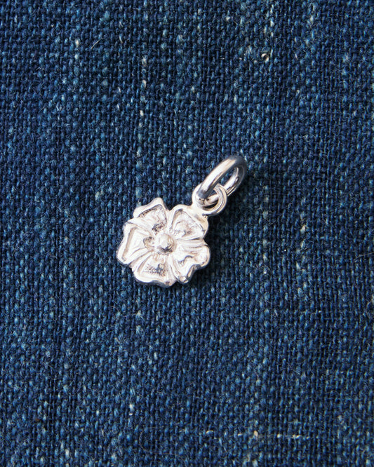 Larry Smith Karakusa Rose Silver Pendant Small NL-0183