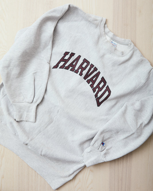 Vintage 90's Champion Reverse Weave Sweatshirt Harvard Gray Melange XXL