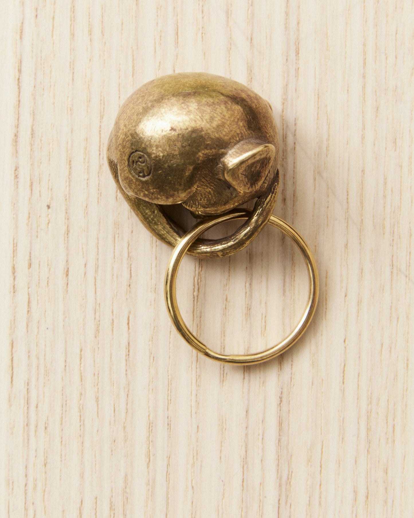 Tender Brass Dormouse Keyring