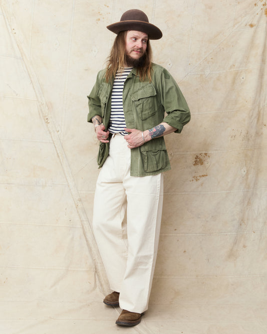 Bryceland's The Emmeline Label Janet Jeans Ecru One Wash