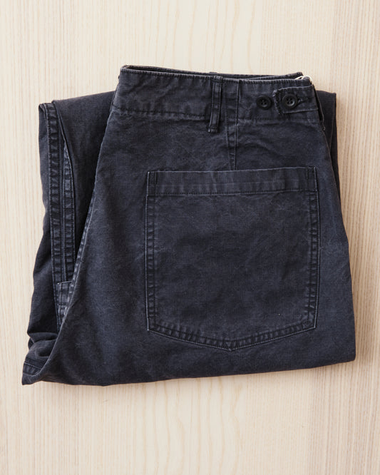 OrSlow 01-5103-M61K Lightweight Canvas Summer Fatigue Pants Black