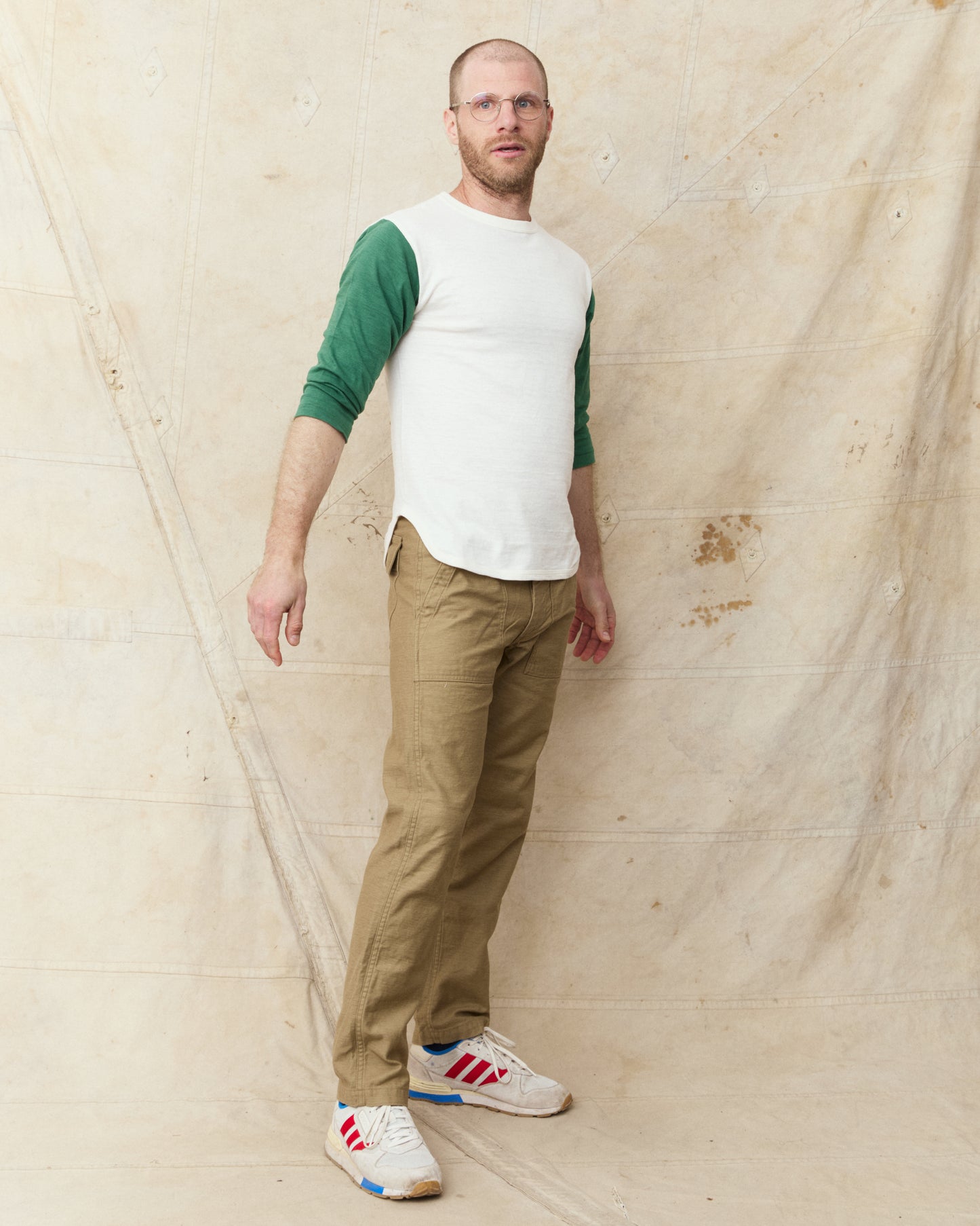 OrSlow 01-5032-72K Slim Fatigue Pants Sand Beige