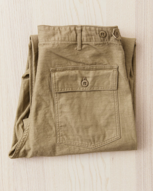 OrSlow 01-5002-72K Fatigue Pants Sand Beige