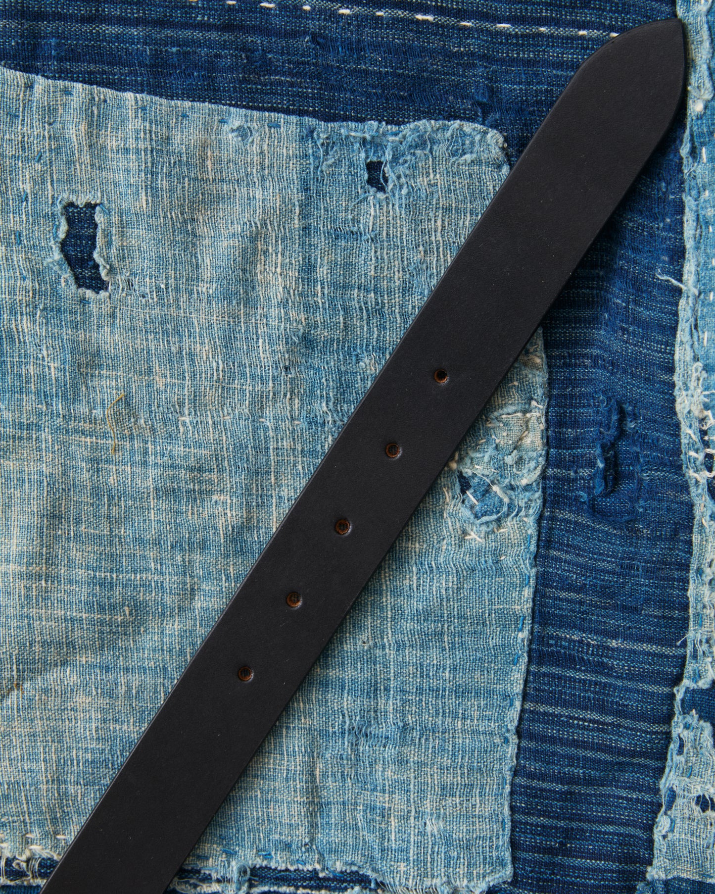 Larry Smith LT-0030-BK Square Buckle Belt Black