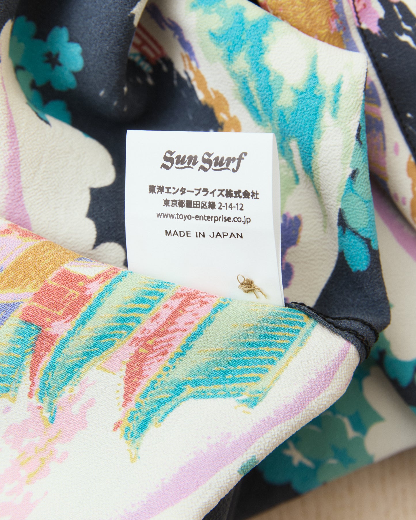 Sun Surf SS39618 Rayon Hawaiian Shirt Ancient Capital Black