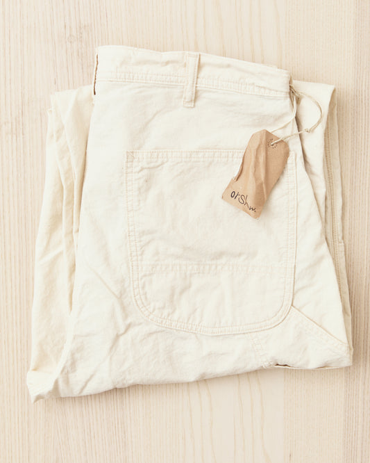 OrSlow 01-5126-66K Wide Fit 30's Painter Pants Ecru