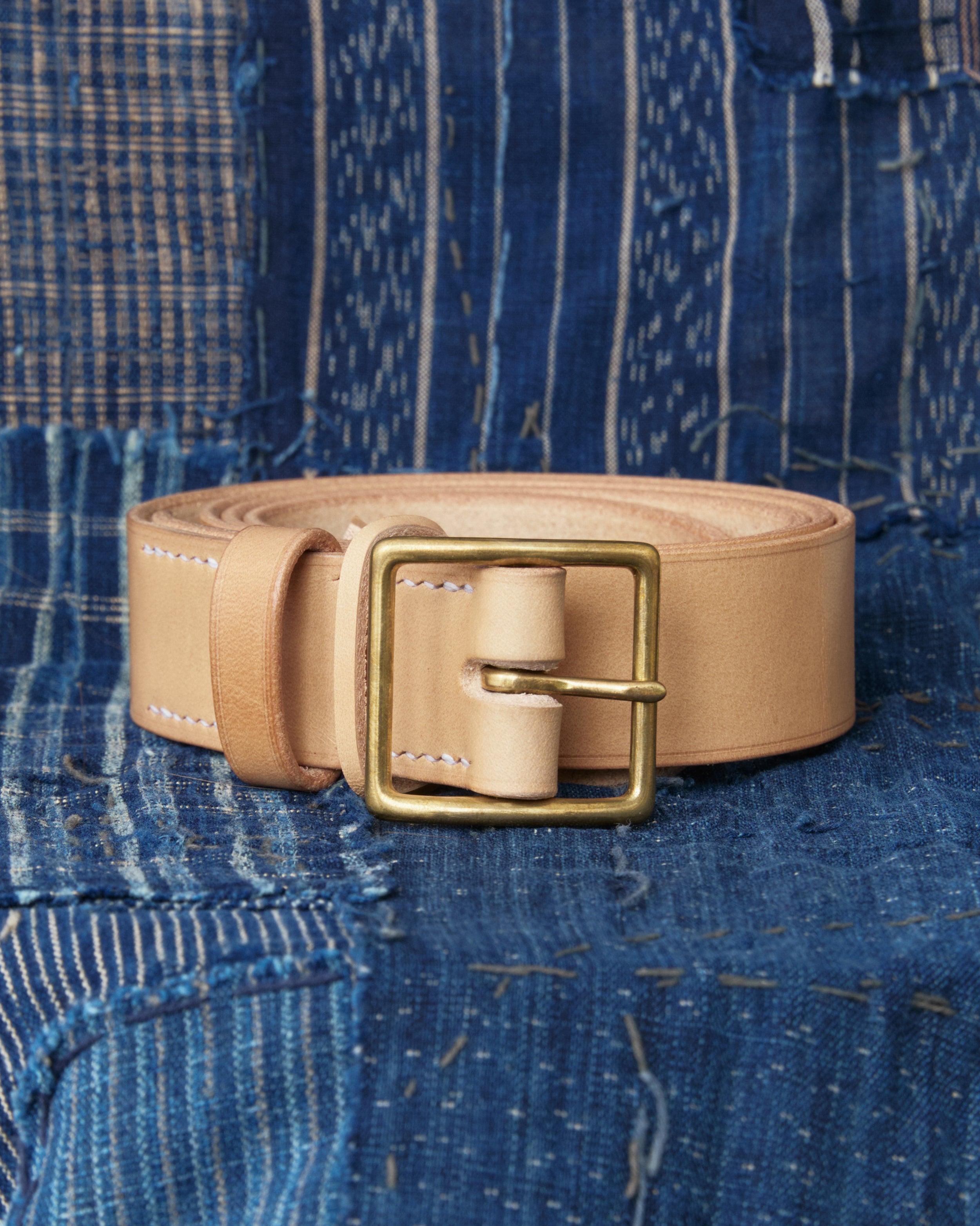 Lone Wolf Leathers Work Belt Natural – Second Sunrise