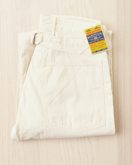 Buzz Rickson's Working White Twill Trousers BR42635