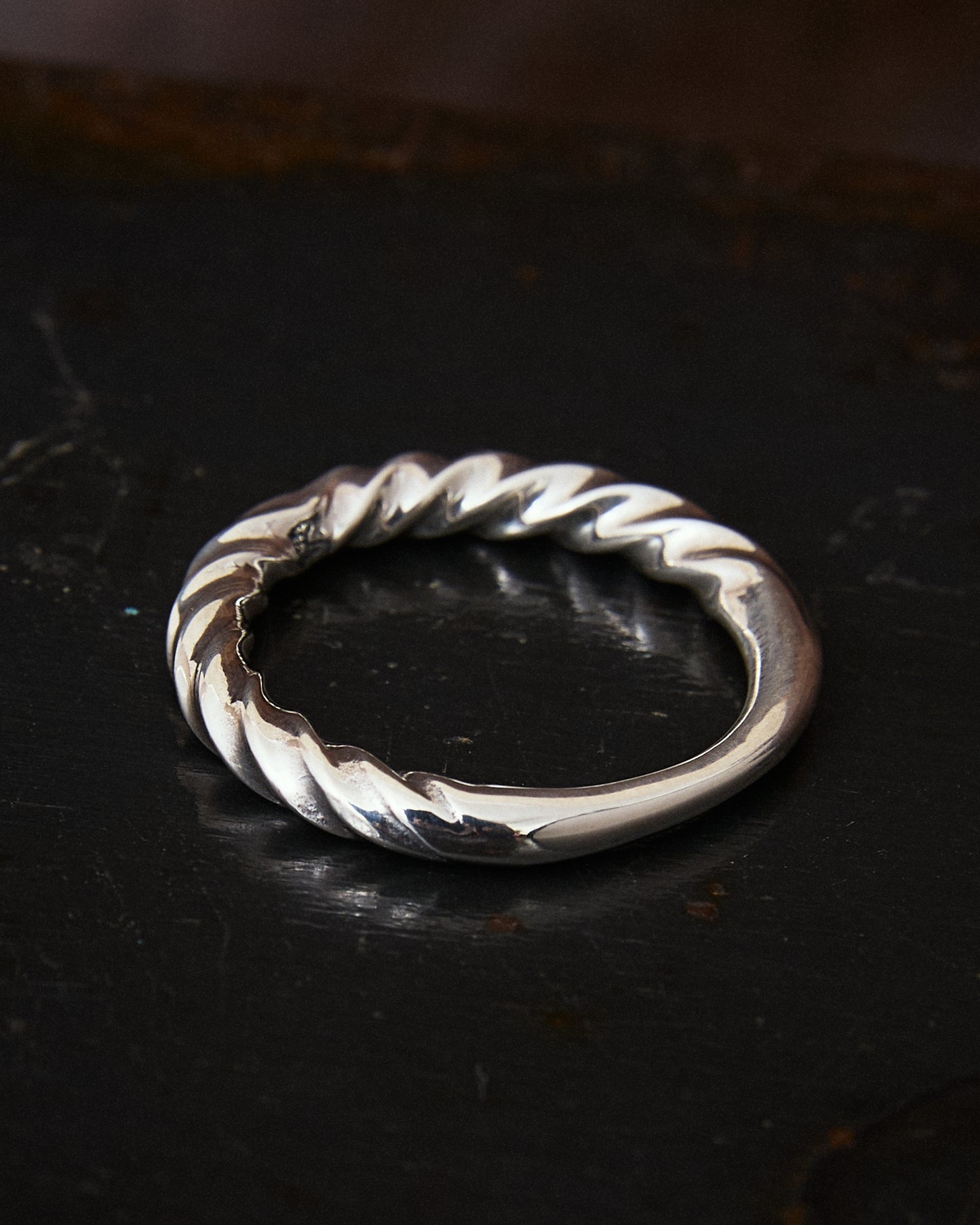 Larry Smith Square Twisted Ring RG-0086