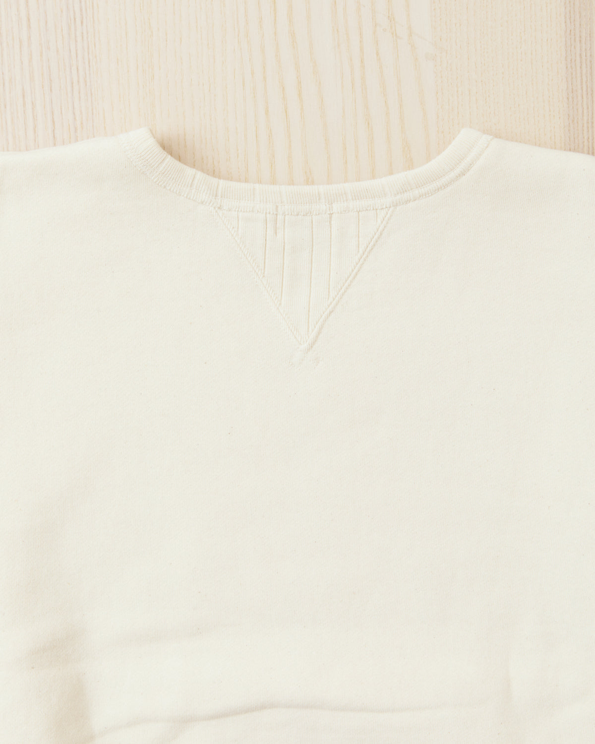 Bryceland's The Baseball Label Crewneck Sweatshirt Ecru