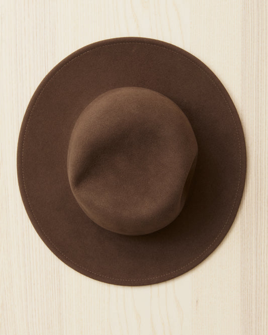 Tender Type 810 Wool Felt Brown Opera Hat