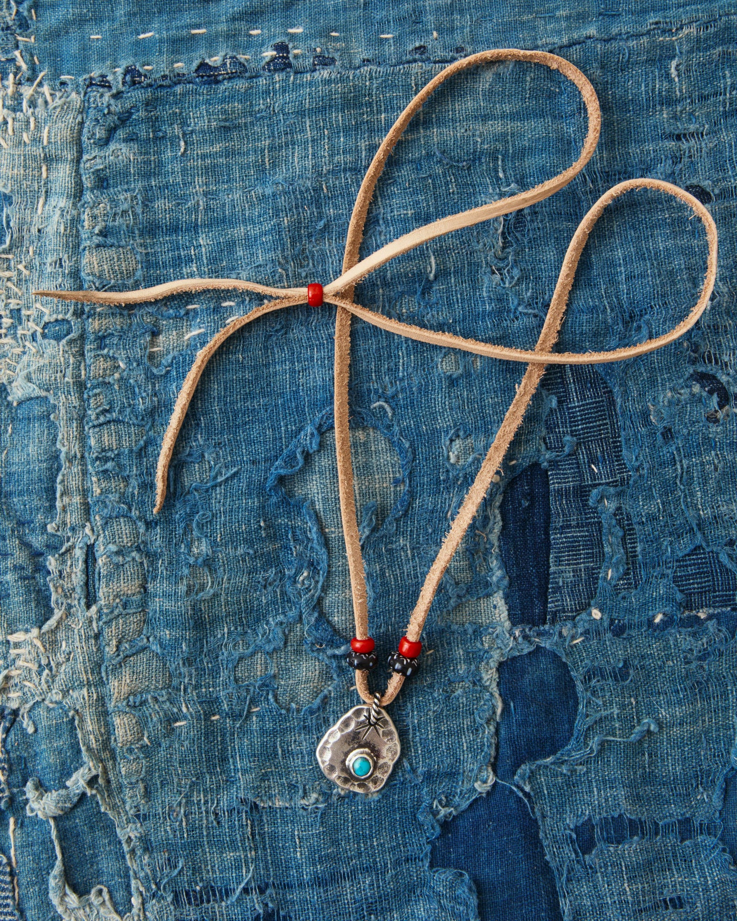Tenable Crafts TC255 Sterling Silver & Turquoise Necklace