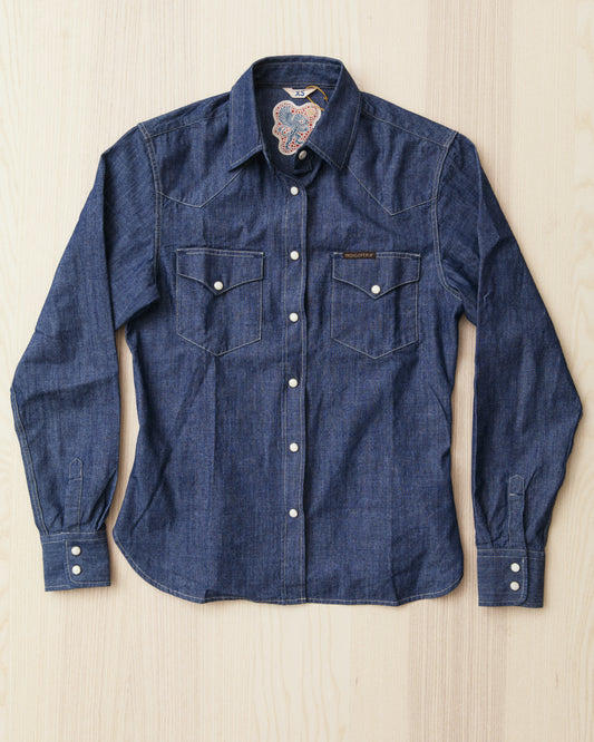 Indigofera Kate Shirt Indigo Chambray