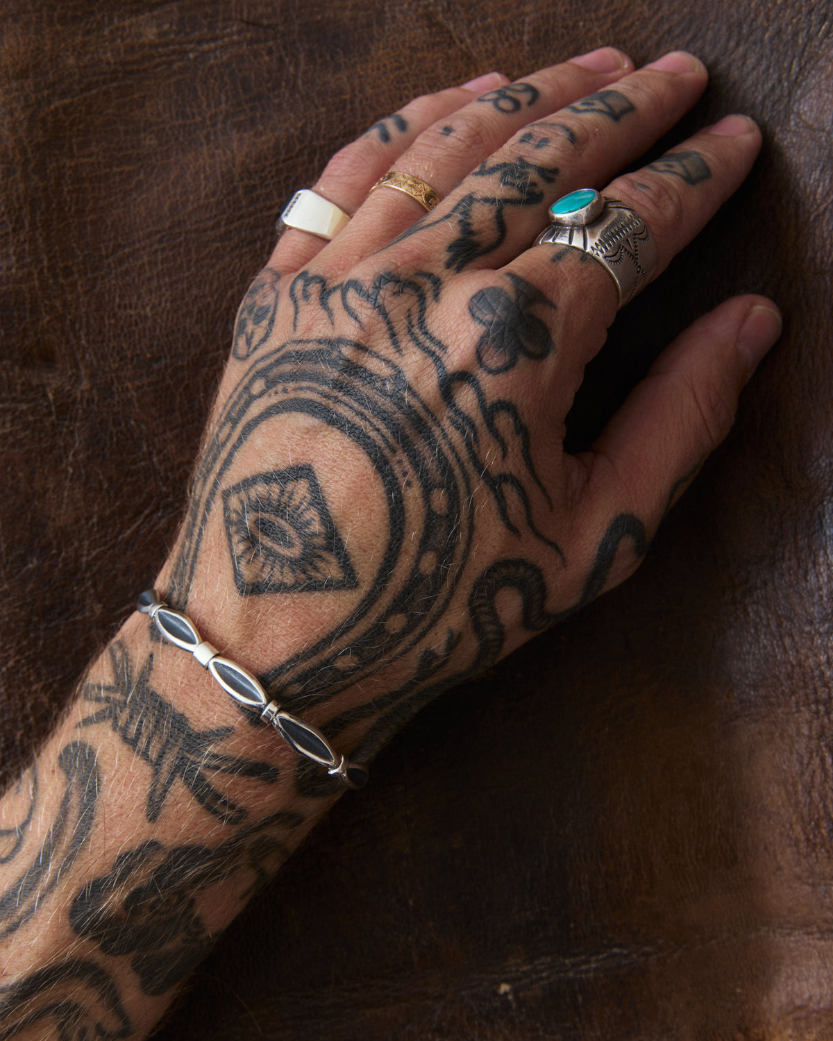 Larry Smith Mens Bamboo Bracelet Skinny BR-0204