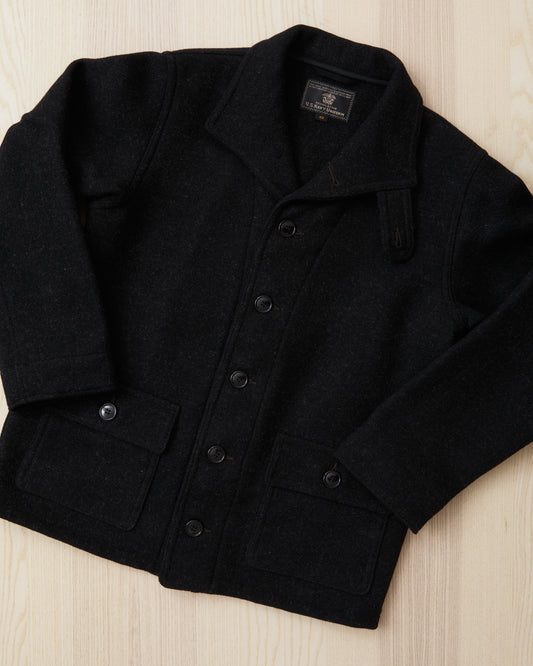 Buzz Rickson's BR15764 Submarine Clothing Winter Woolen "US. Navy Uniform" Charcoal