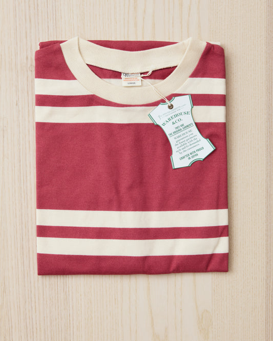 Warehouse & Co. Lot 4113 Short Sleeved Stripe T-shirt Salomon